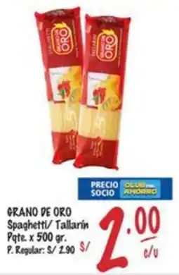 MaxiAhorro Grano de oro spaghetti/ tallarin pate. oferta