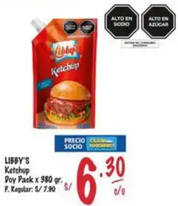 MaxiAhorro Libby's ketchup doy pack oferta