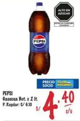 MaxiAhorro Pepsi gaseosa bot. oferta