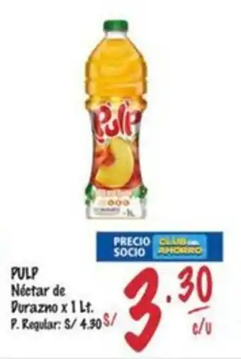 MaxiAhorro Pulp néctar de durazno oferta