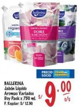 MaxiAhorro Ballerina jabón líquido aromas variados doy pack oferta