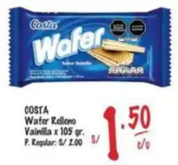 MaxiAhorro Costa wafer relleno vainilla oferta