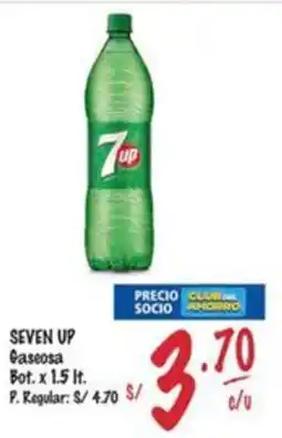 MaxiAhorro Seven up caseosa bot. oferta