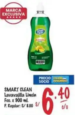 MaxiAhorro Smart clean lavavajilla limón fco. x 900 ml. oferta