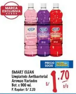 MaxiAhorro Smart clean limpia todo antibacterial aromas variados bot. oferta
