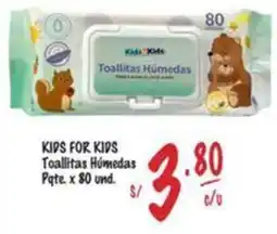 MaxiAhorro Kids for kids toallitas húmedas pqte. oferta