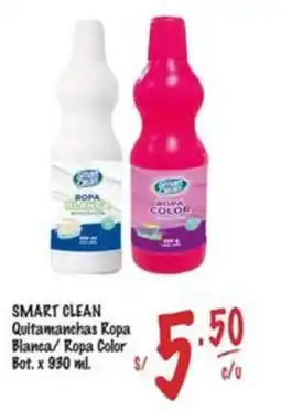 MaxiAhorro Smart clean quitamanchas ropa blanca/ ropa color bot. oferta