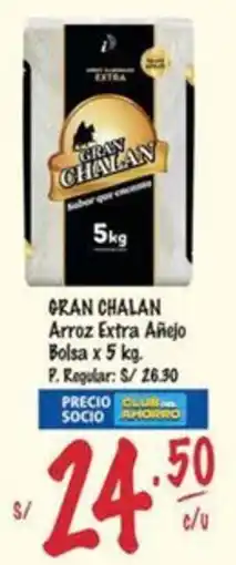 MaxiAhorro Gran chalan arroz extra añejo bolsa oferta