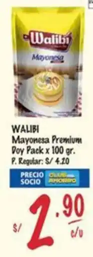 MaxiAhorro Walibi mayonesa premium doy pack oferta