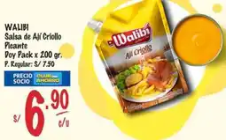 MaxiAhorro Walibi salsa de ají criollo picante doy pack oferta