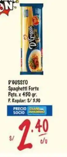 MaxiAhorro D'oussto spaghetti forte pqte. oferta