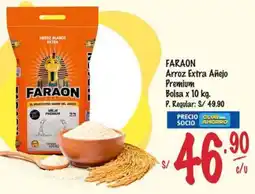 MaxiAhorro Faraon arroz extra añejo premium bolsa oferta