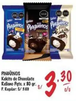 MaxiAhorro Pingúinos kekito de chocolate relleno pate. oferta