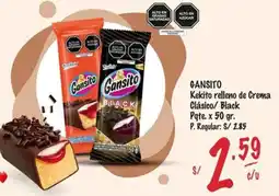 MaxiAhorro Gansito kekito relleno de crema clásico/ black Pate. oferta