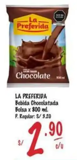 MaxiAhorro La preferida bebida chocolatada bolsa oferta