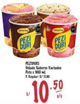 MaxiAhorro Peziduri helado sabores variados pote oferta
