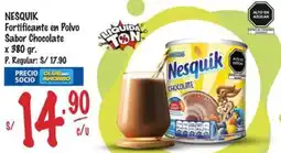 MaxiAhorro Nesquik fortificante en polvo sabor chocolate oferta