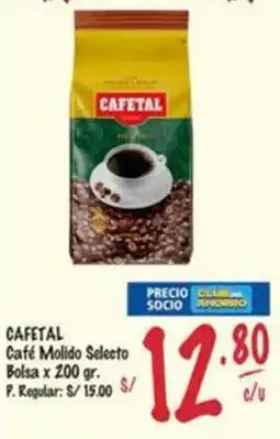 MaxiAhorro Cafetal café molido selecto bolsa oferta