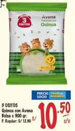 MaxiAhorro 3 ositos quinua con avena bolsa oferta