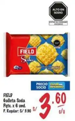 MaxiAhorro Field galleta soda pqte. oferta