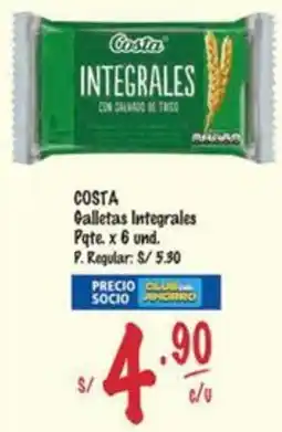 MaxiAhorro Costa galletas integrales pqte. oferta