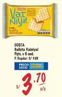 MaxiAhorro Costa galleta vainiya! pate. oferta
