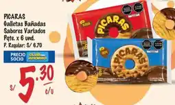 MaxiAhorro Picaras galletas bañadas sabores variados pate. oferta