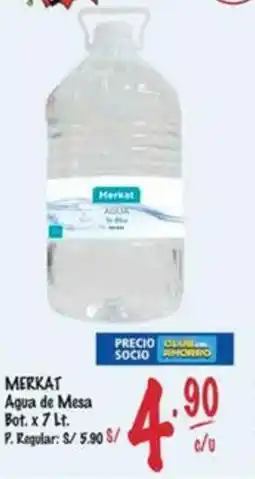 MaxiAhorro Merkat agua de mesa bot. oferta