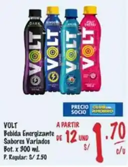 MaxiAhorro Volt bebida energizante sabores variados bot. oferta