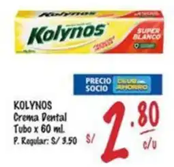 MaxiAhorro Kolynos crema dental tubo oferta