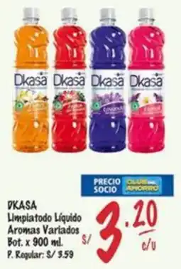 MaxiAhorro Dkasa limpiatodo líquido aromas variados bot. oferta