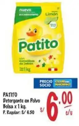 MaxiAhorro Patito detergente en polvo bolsa oferta