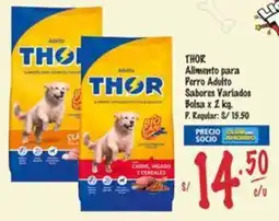 MaxiAhorro Thor alimento para perro adulto sabores variados bolsa oferta