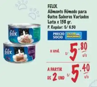 MaxiAhorro Felix alimento húmedo para gatos sabores variados lata oferta