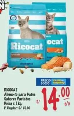 MaxiAhorro Ricocat alimento para gatos sabores variados bolsa oferta