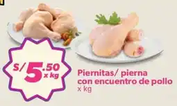 Hiperbodega Precio Uno Piernitas/pierna con encuentro de pollo oferta