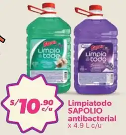 Hiperbodega Precio Uno Sapolio limpiatodo antibacterial oferta