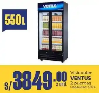 Ventus visicooler 2 puertas