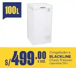 Makro Blackline congeladora chest freezer oferta