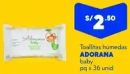 Mass Adorana toallitas húmedas baby pq oferta