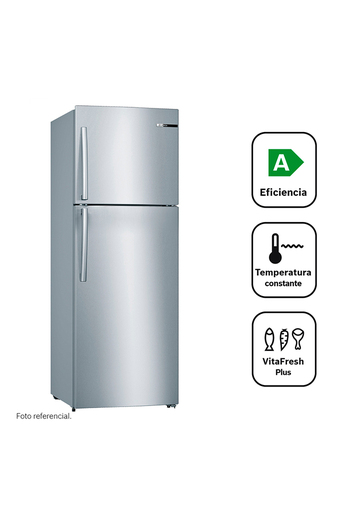 Tiendas EFE Refrigeradora bosch top mount 318lt kdn30nl201 oferta