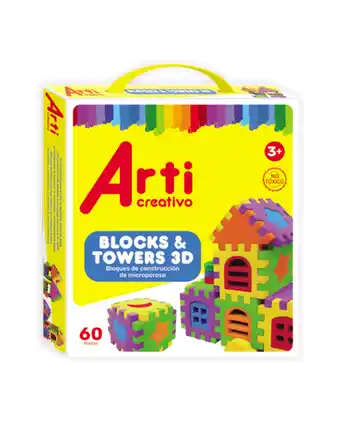 Tiendas EFE Juego educativo eva block & towers 3dx 60pza oferta