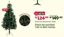 Tottus Árbol de navidad oferta