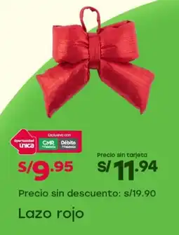 Tottus Lazo rojo oferta