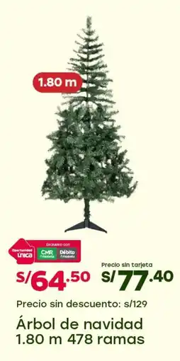 Tottus Árbol de navidad oferta