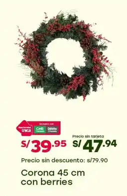 Tottus Corona con berries oferta
