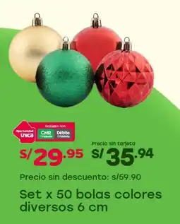 Tottus Bolas colores diversos oferta