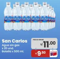 Vega San carlos agua sin gas oferta