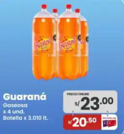 Vega Guaraná gaseosa oferta