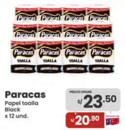 Vega Paracas papel toalla black oferta